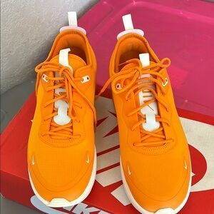 Nike Air Max Orange Athletic Sneakers